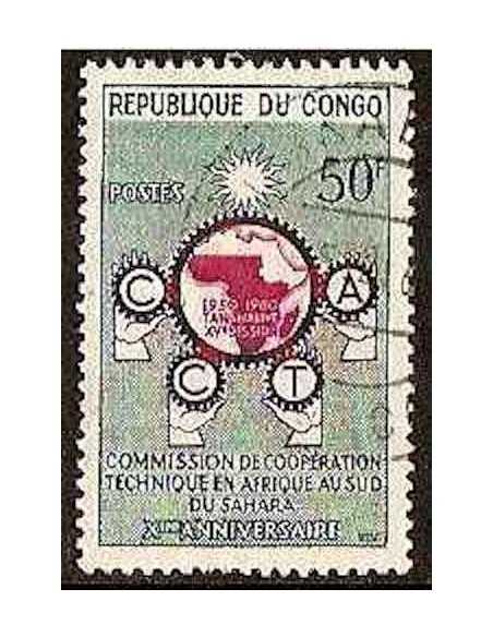 Timbre Poste Congo N° 0136 N* philatelie foxtimbre