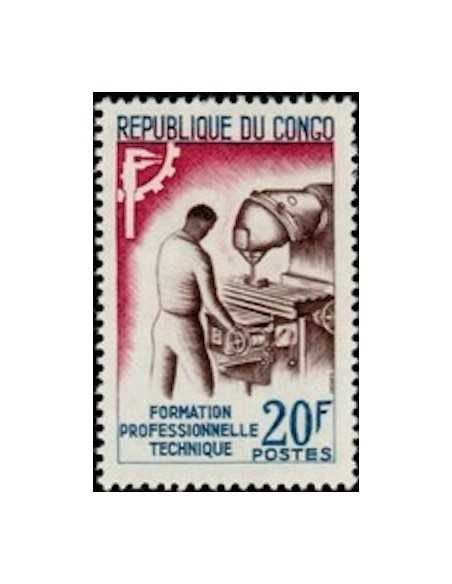 Timbre Poste Congo N° 0160 N* philatelie foxtimbre