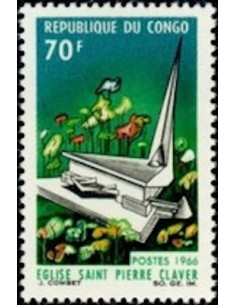 Timbre Poste Congo N° 0188 N* philatelie foxtimbre