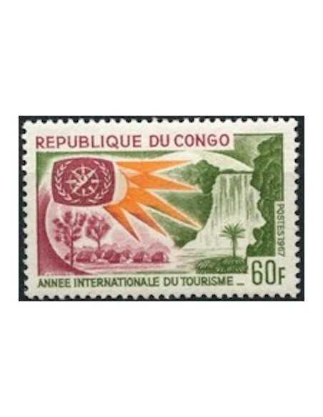 Timbre Poste Congo N° 0211 N* philatelie foxtimbre