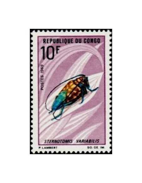 Timbre Poste Congo N° 0272 N* philatelie foxtimbre