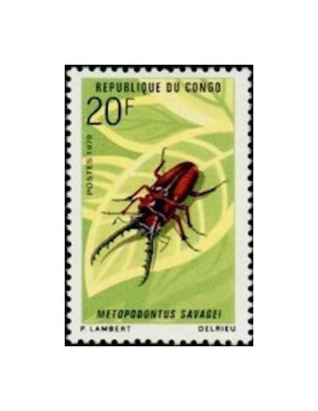 Timbre Poste Congo N° 0274 N* philatelie foxtimbre