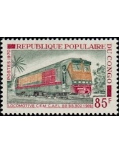 Timbre Poste Congo N° 0282 N* philatelie foxtimbre
