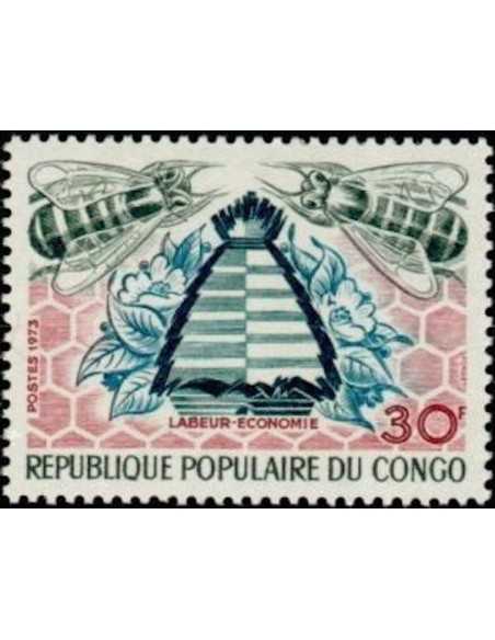 Timbre Poste Congo N° 0341 N* philatelie foxtimbre