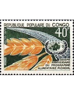 Timbre Poste Congo N° 0343 N* philatelie foxtimbre