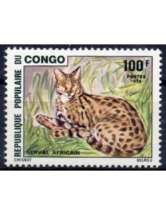 Timbre Poste Congo N° 0354 N* philatelie foxtimbre