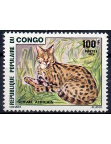 Timbre Poste Congo N° 0354 N* philatelie foxtimbre
