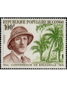 Timbre Poste Congo N° 0355 N* philatelie foxtimbre