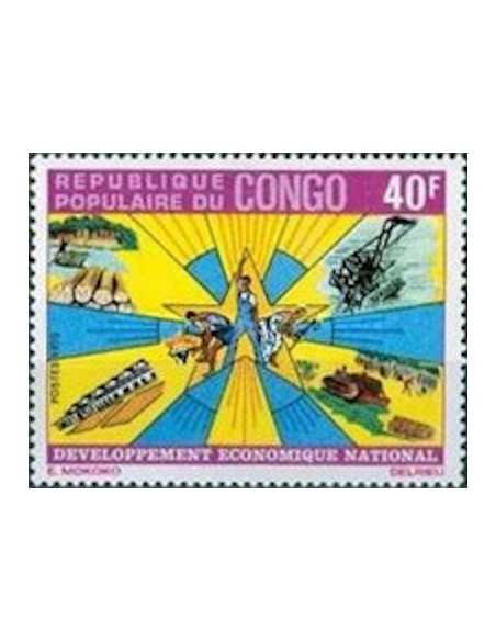 Timbre Poste Congo N° 0368 N* philatelie foxtimbre