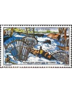 Timbre Poste Congo N° 0383 N* philatelie foxtimbre