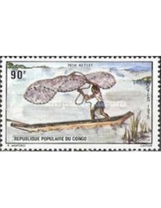 Timbre Poste Congo N° 0386 N* philatelie foxtimbre