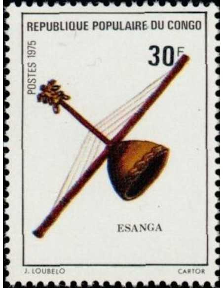 Timbre Poste Congo N° 0390 N* philatelie foxtimbre