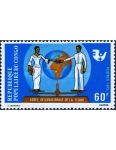 Timbre Poste Congo N° 0413 N* philatelie foxtimbre