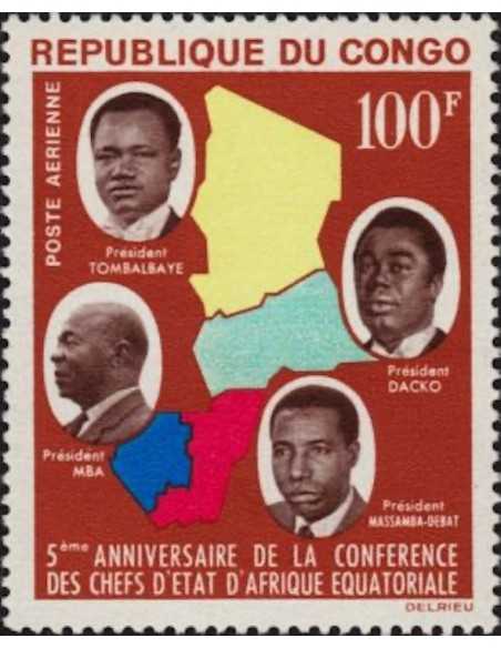 Timbre Poste Congo N° PA019 N* philatelie foxtimbre