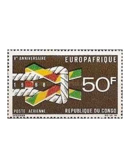 Timbre Poste Congo N° PA070 N* philatelie foxtimbre