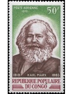 Timbre Poste Congo N° PA100 N* philatelie foxtimbre