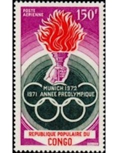Timbre Poste Congo N° PA123 N* philatelie foxtimbre