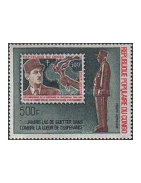 Timbre Poste Congo N° PA134 N* philatelie foxtimbre