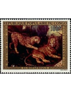 Timbre Poste Congo N° PA171 N* philatelie foxtimbre