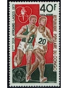 Timbre Poste Congo N° PA182 N* philatelie foxtimbre