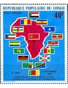 Timbre Poste Congo N° PA197 N* philatelie foxtimbre