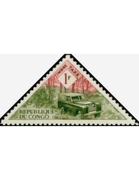 Timbre Poste Congo N° TA037 N* philatelie foxtimbre