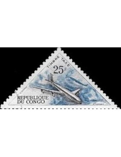 Timbre Poste Congo N° TA045 N* philatelie foxtimbre