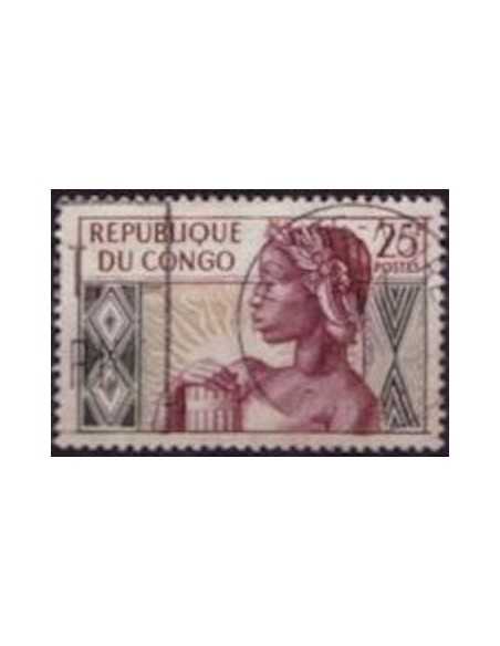 Timbre Poste Congo N° 0135 Obl philatelie foxtimbre