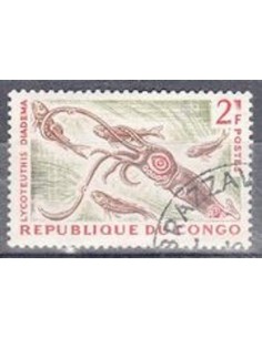 Timbre Poste Congo N° 0144A Obl philatelie foxtimbre