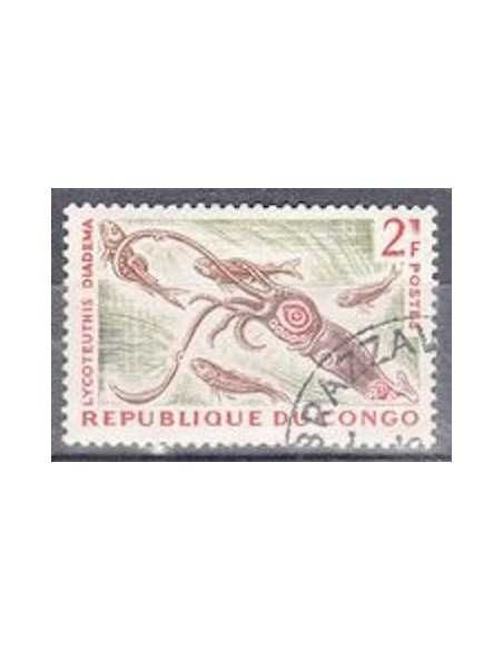 Timbre Poste Congo N° 0144A Obl philatelie foxtimbre