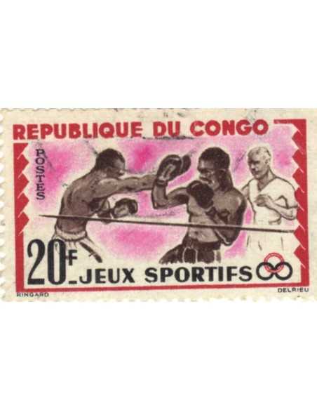 Timbre Poste Congo N° 0150 Obl philatelie foxtimbre