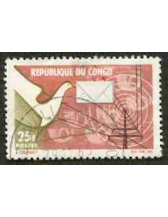 Timbre Poste Congo N° 0171 Obl philatelie foxtimbre