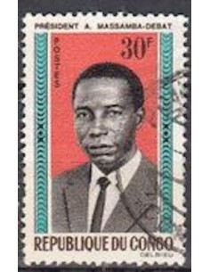 Timbre Poste Congo N° 0174 Obl philatelie foxtimbre