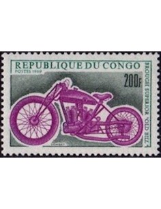 Timbre Poste Congo N° 0235 Obl philatelie foxtimbre