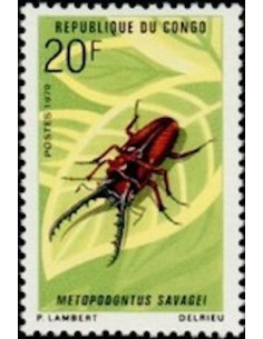 Timbre Poste Congo N° 0274 Obl philatelie foxtimbre