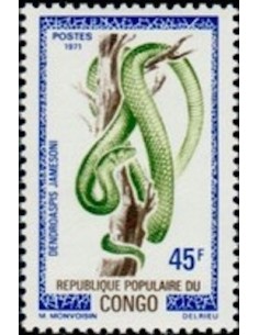 Timbre Poste Congo N° 0296 Obl philatelie foxtimbre
