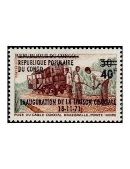 Timbre Poste Congo N° 0310 Obl philatelie foxtimbre