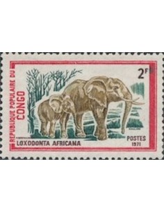 Timbre Poste Congo N° 0319 Obl philatelie foxtimbre