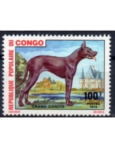 Timbre Poste Congo N° 0350 Obl philatelie foxtimbre