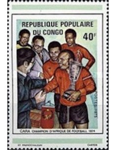 Timbre Poste Congo N° 0376 Obl philatelie foxtimbre