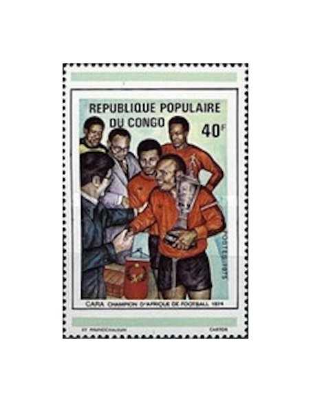 Timbre Poste Congo N° 0376 Obl philatelie foxtimbre