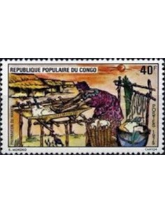 Timbre Poste Congo N° 0389 Obl philatelie foxtimbre