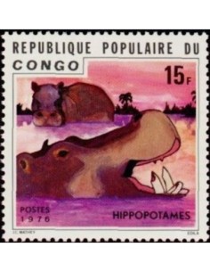 Timbre Poste Congo N° 0419 Obl philatelie foxtimbre