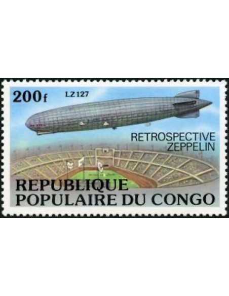 Timbre Poste Congo N° 0461 Obl philatelie foxtimbre