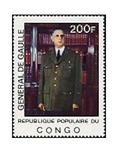 Timbre Poste Congo N° 0477 Obl philatelie foxtimbre