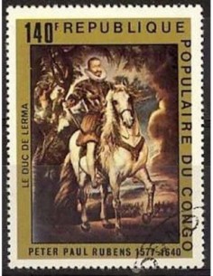 Timbre Poste Congo N° 0481 Obl philatelie foxtimbre