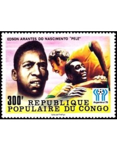 Timbre Poste Congo N° 0490 Obl philatelie foxtimbre