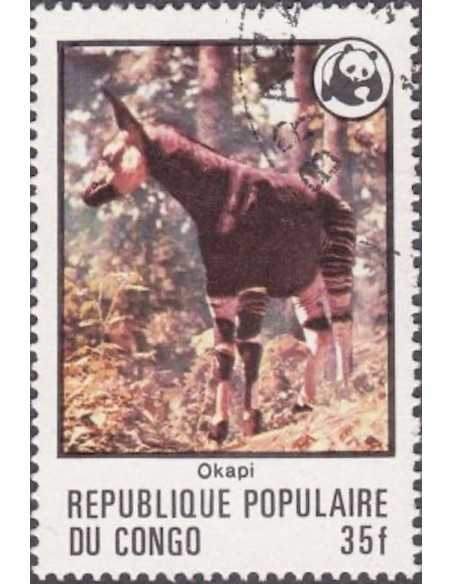 Timbre Poste Congo N° 0499 Obl philatelie foxtimbre