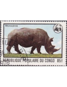 Timbre Poste Congo N° 0501 Obl philatelie foxtimbre