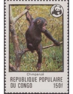 Timbre Poste Congo N° 0502 Obl philatelie foxtimbre